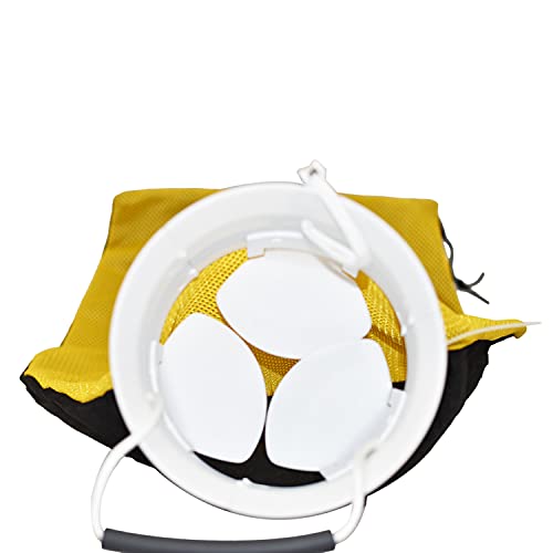 Palantic حقيبة صيد جراد البحر من بالانتيك مع سحاب جانبي، أصفر (SCLB-01-YL) - Image 3