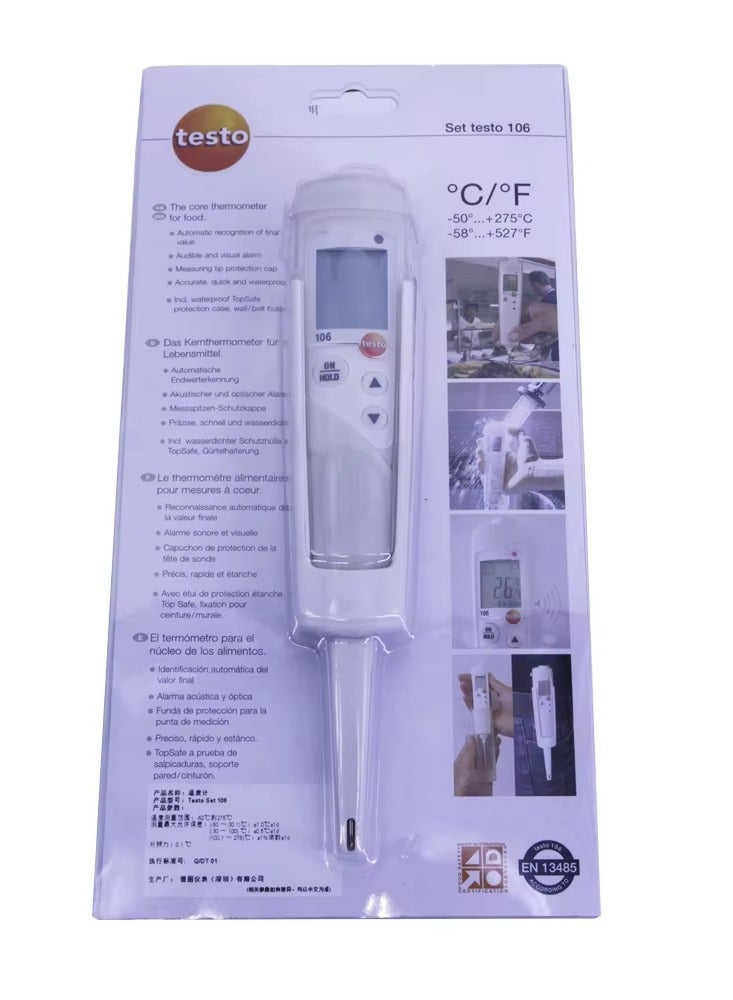 Testo 106 Food Core Thermometer (0560 1063) – High-Speed HACCP Penetration Temperature Pocket Meter - Image 2