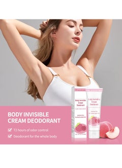 lakerain 85g Body Invisible Cream Deodorant 72H Whole Body Odour Control Deodorant for Armpit Privates and Other Parts No Residue and Aluminum Free All Day Freshness Scented Skin Safe  - Image 3