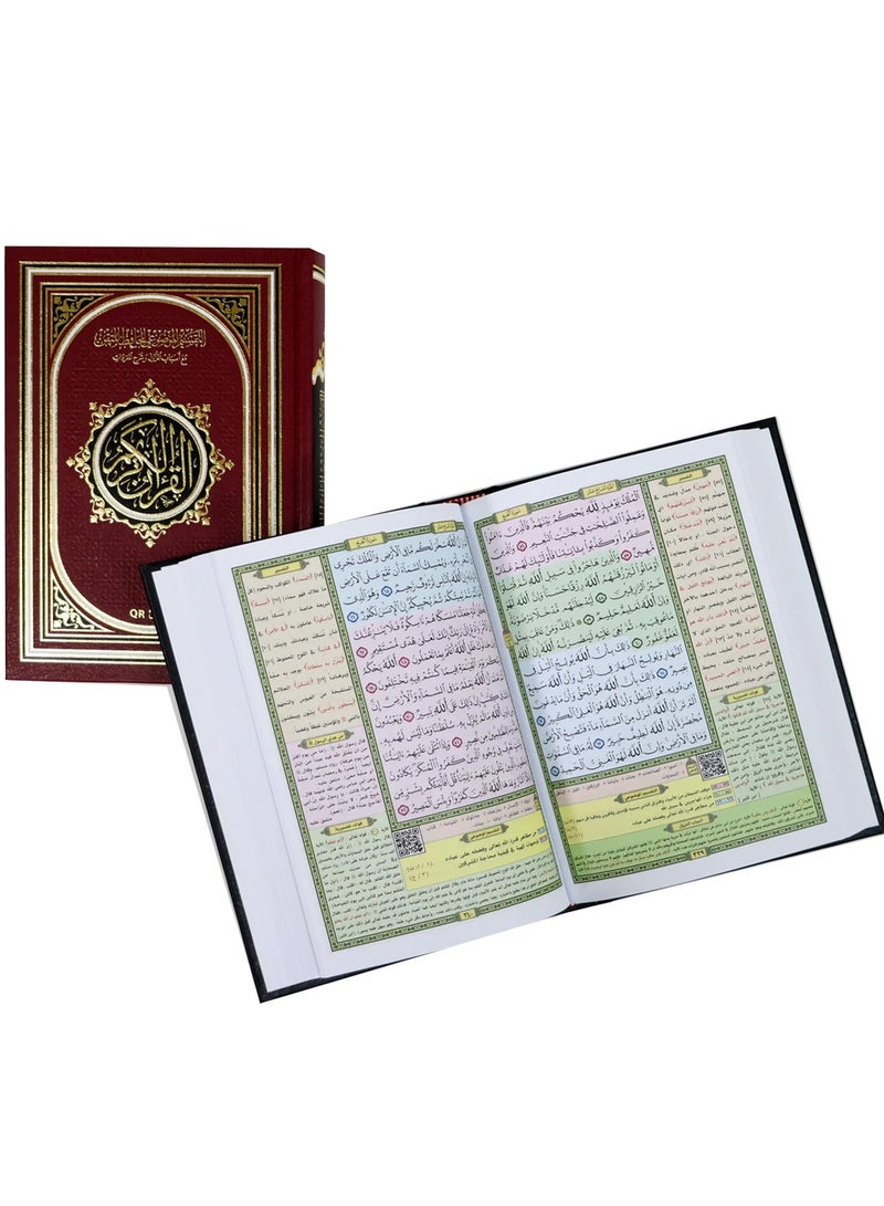 The Holy Qur’an the substantive division of Al-Hafiz Al-Mutqan with reasons for revelation explanation of vocabulary and barcode Medium size: 14×20 - Image 3