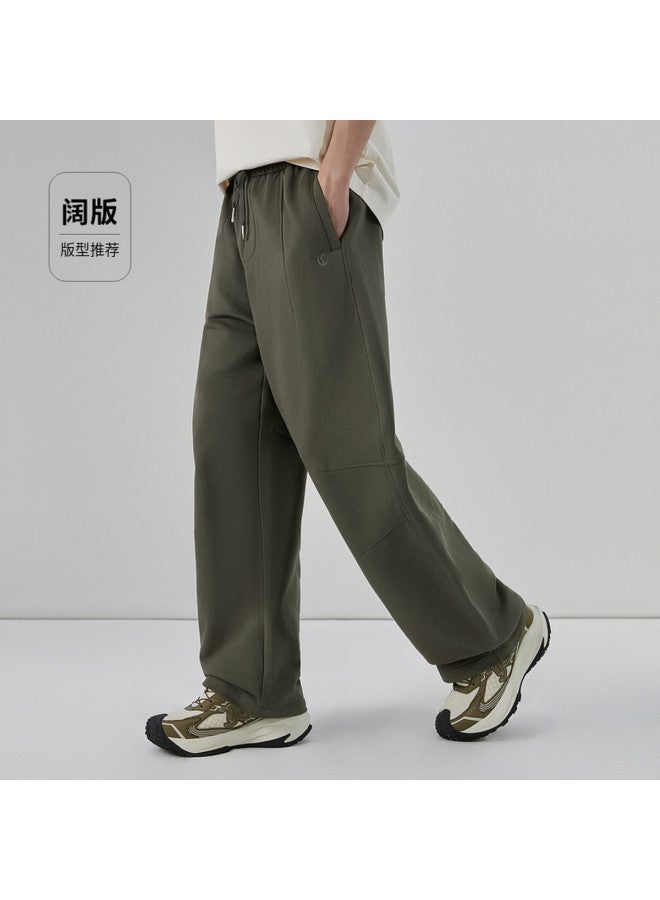 Cabbeen Curved Blade Pants Design 2026 Spring Thick And Stiff Pure Cotton Casual Pants - Image 4