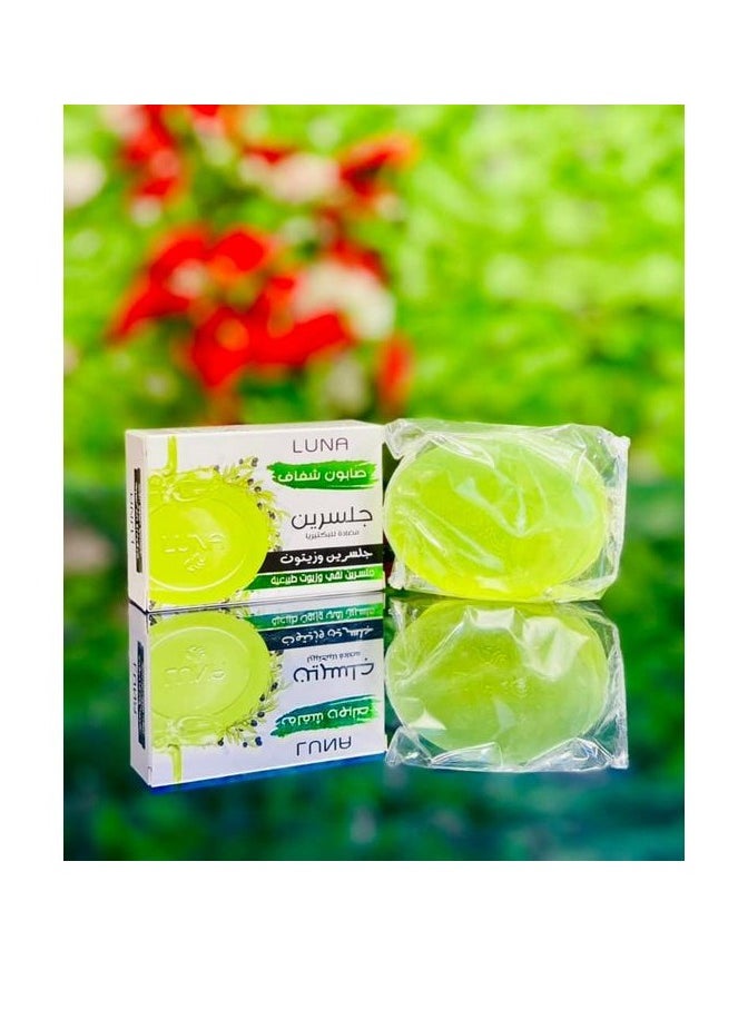 Luna Luna Transparent Glycerin Soap – Glycerin And Olives 100 GM  - Image 1