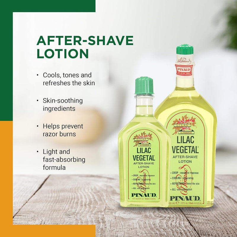 Clubman PINAUD Lilac Vegetal Aftershave Lotion - 177 ml - Image 3