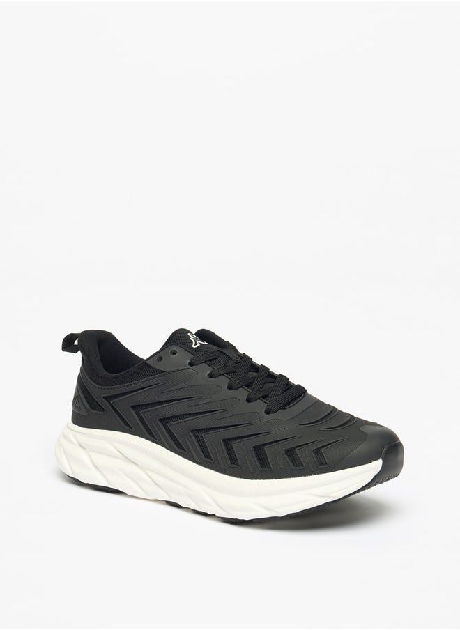 Kappa Men's Logo Detail Sports Shoes with Lace-Up Closure  - Image 1