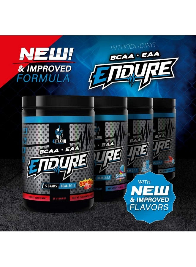 eFlow Nutrition Endure Bcaa Plus Eaa Essential Amino Acids Electrolyte Powder Intra Workout Improve Energy Recovery And Performance Warrior Gummy Bear30 Servings - Image 4
