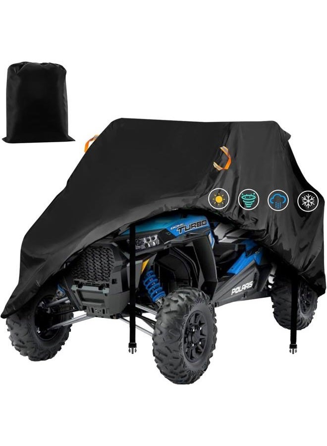 ClawsCover 2-3 Seater UTV Covers Outdoor Waterproof,Heavy Duty Fadeless Oxford Cloth,Anti-UV Windproof Side by Side Cover Accessories,for Polaris RZR Yamaha Can-am Honda Kawasaki, 115Lx59Wx74.8H Inch - Image 1