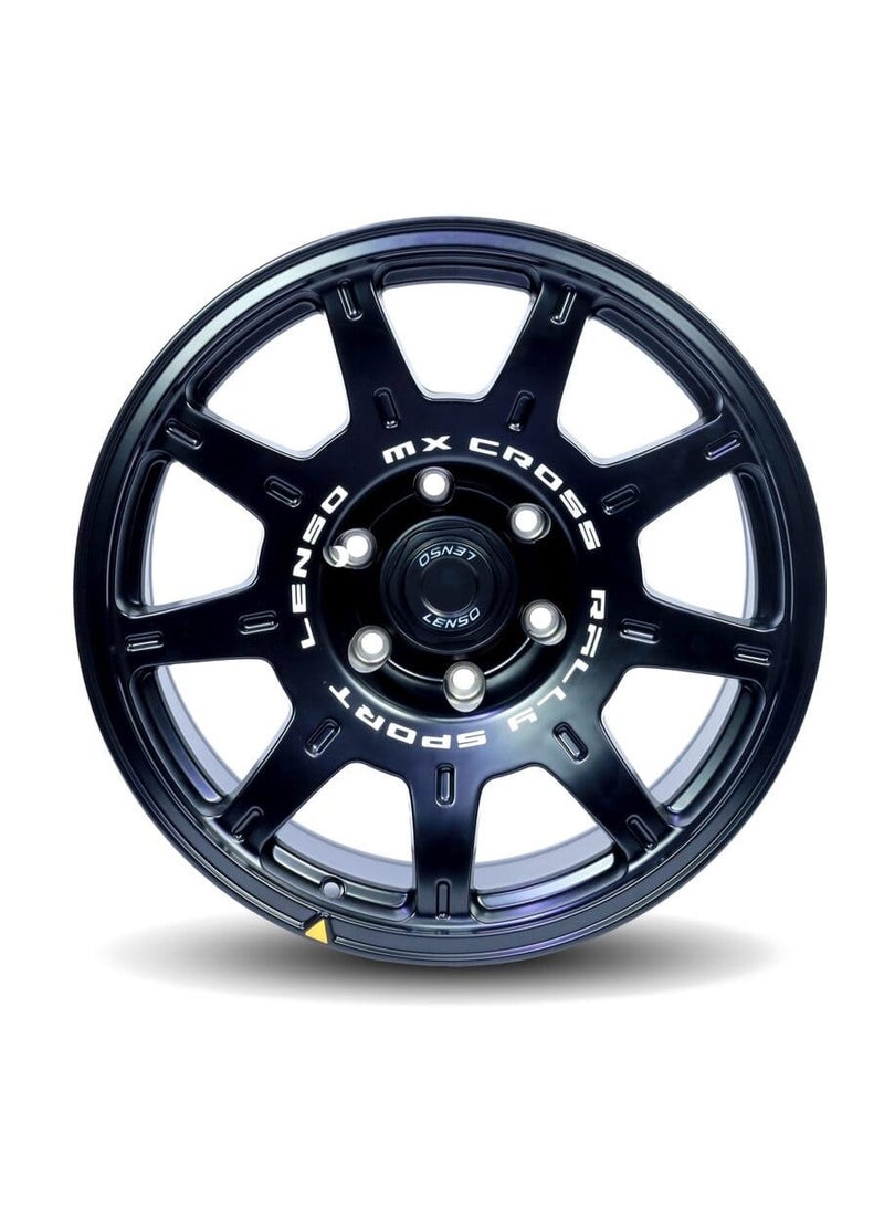 لينسو إم إكس-هالو (M0H) 18X9 ‏6X139.7 ‏ET00 ‏CB106 إم كيه (أسود ساتان) - Image 2