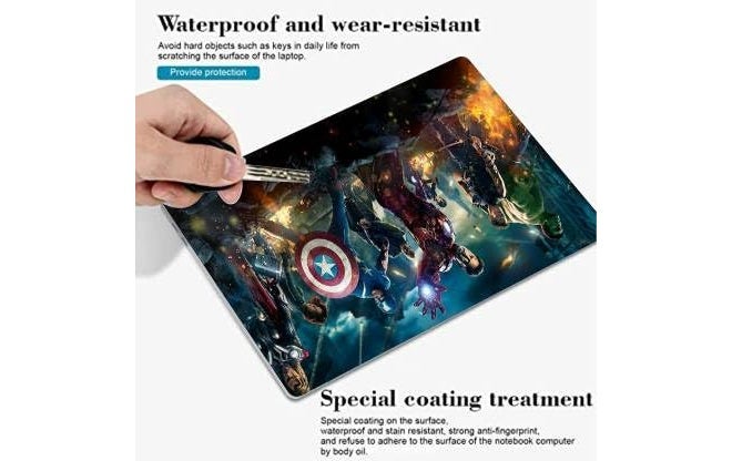 WALLTON - Marvel Hero HD Quality Vinyl Laptop Skin Decal/Sticker Protector, Fits Dell, Hp, Lenovo, Toshiba, Acer, ASUS and for All Models Up to 11.6" - 15.6" Inch, Pack of 1 - Image 4