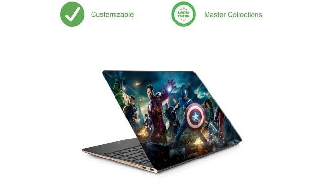 WALLTON - Marvel Hero HD Quality Vinyl Laptop Skin Decal/Sticker Protector, Fits Dell, Hp, Lenovo, Toshiba, Acer, ASUS and for All Models Up to 11.6" - 15.6" Inch, Pack of 1 - Image 3