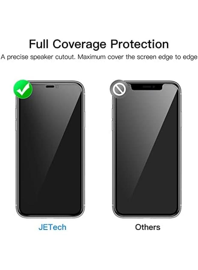 جي تيك واقي شاشة بتغطية كاملة للخصوصية لهاتف Iphone 11 Pro X Xs مقاس 5.8 بوصة، طبقة زجاجية مقواة مضادة للتجسس من الحافة إلى الحافة، حافظة صديقة للبيئة، عبوتان - Image 4