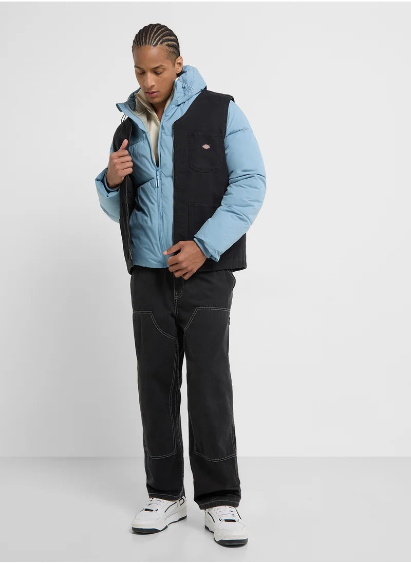 JACK & JONES Zip Through Puffer Jacket
