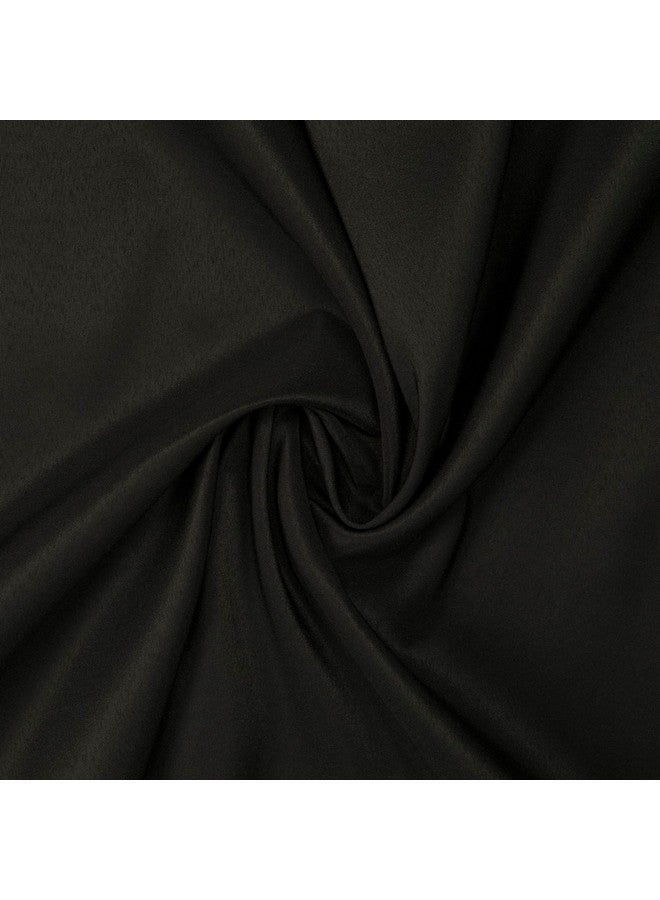 Gee Di Moda Rectangle Tablecloth - 90 x 156 Inch Black Table Cloth for 8 Foot Table with Floor-Length Drop - Heavy Duty Washable Fabric - 8 Ft Buffet Table, Holiday Party, Wedding & Baby Shower - Image 3