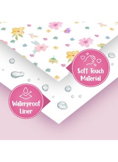 Eli with Love Eli with Love 20 Pack Extra Large Disposable Toilet Seat Cover (Floral) - Toddler Toilet Covers For Full Coverage On Toilet or Potty - Ideal Travel Toilet Seat Covers For Kids and Adults  - Image 2