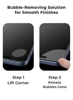 glassology 2Pack Screen Protector for iPhone 16 6.9" 9H+ Unbreakable HD Ultra Clear Tempered Glass Easy Install Full Coverage & Case-Friendly Includes Installer Frame  - Image 5