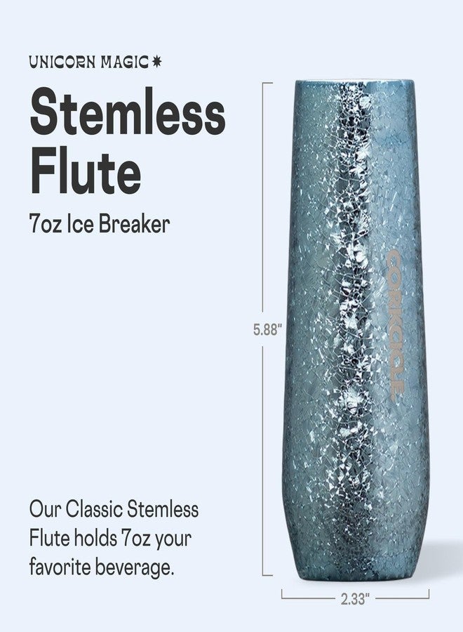 Corkcicle Stemless Flute - Chill Drinks for 9 Hours - Summer Gift - 7 oz - Ice Breaker - Image 2