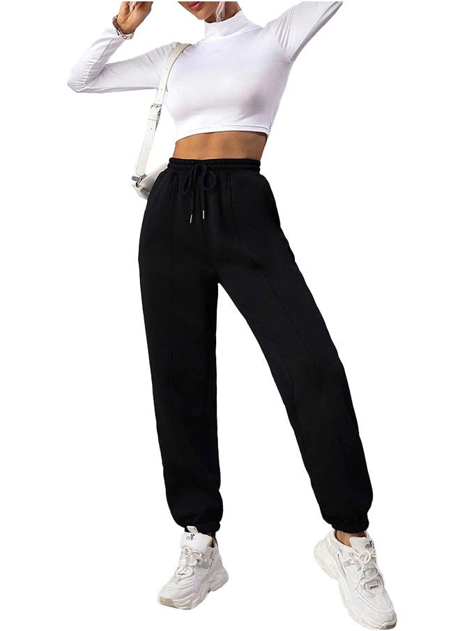 Nileton - Sportswear - Sport Sweatpants With Line - High Waist - Image 1