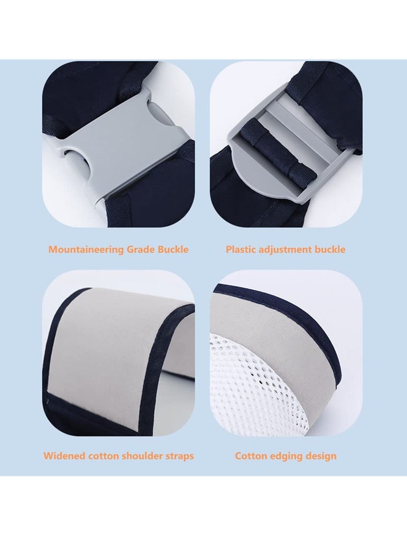 Excefore Baby Carriers, Ergonomic Baby Strap one Shoulder Labor-Saving Polyester Baby Half Wrapped Sling, Adjustable 3D Mesh Baby Carrier - Image 5