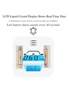 Y&D Combination and Carbon Monoxide Alarm Detector, 3 in1 Temperature 85 dB High Decibel Battery Operated with LCD Display  - Image 5