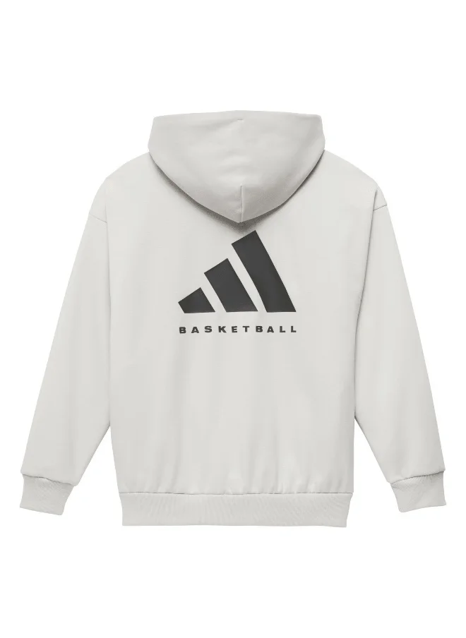 adidas Originals Adidas One Fl Hoody Grey Basketball Sweatshirts For Unisex Xs