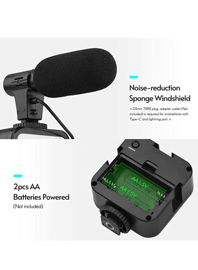 Classic AY-49 Video Making Vlog Tripod Kit With Microphone and And Light For Live Broadcast - Image 2