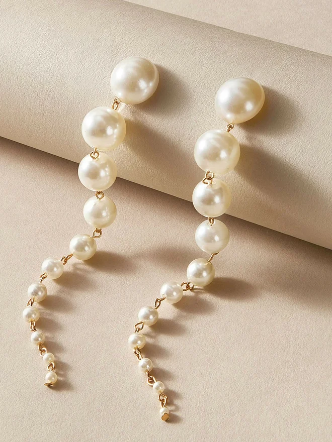 Take Two Take Two Faux Pearl Drop Earrings