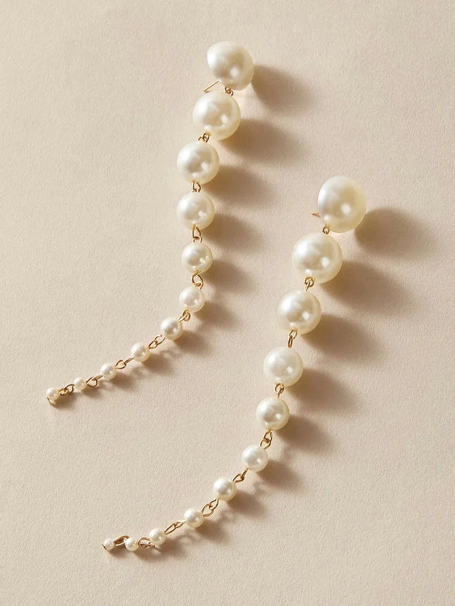 Take Two Take Two Faux Pearl Drop Earrings