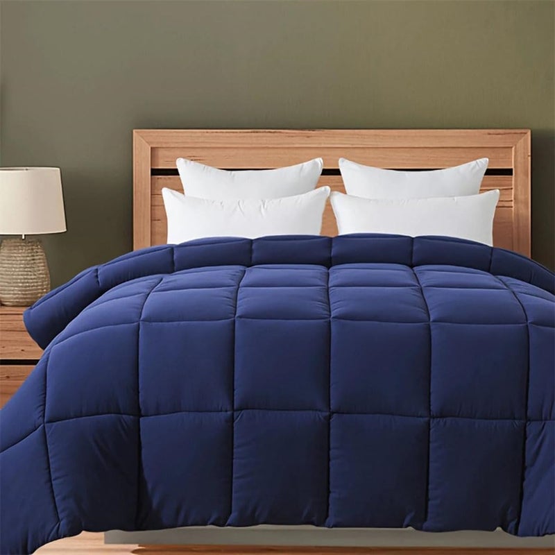100% Natural Silk Blanket, Summer Textured Duvets with Thickening for Winter Comforters, Cotton Cover,Pattern Type:PrintedWhite-229cmx229cm - Image 5