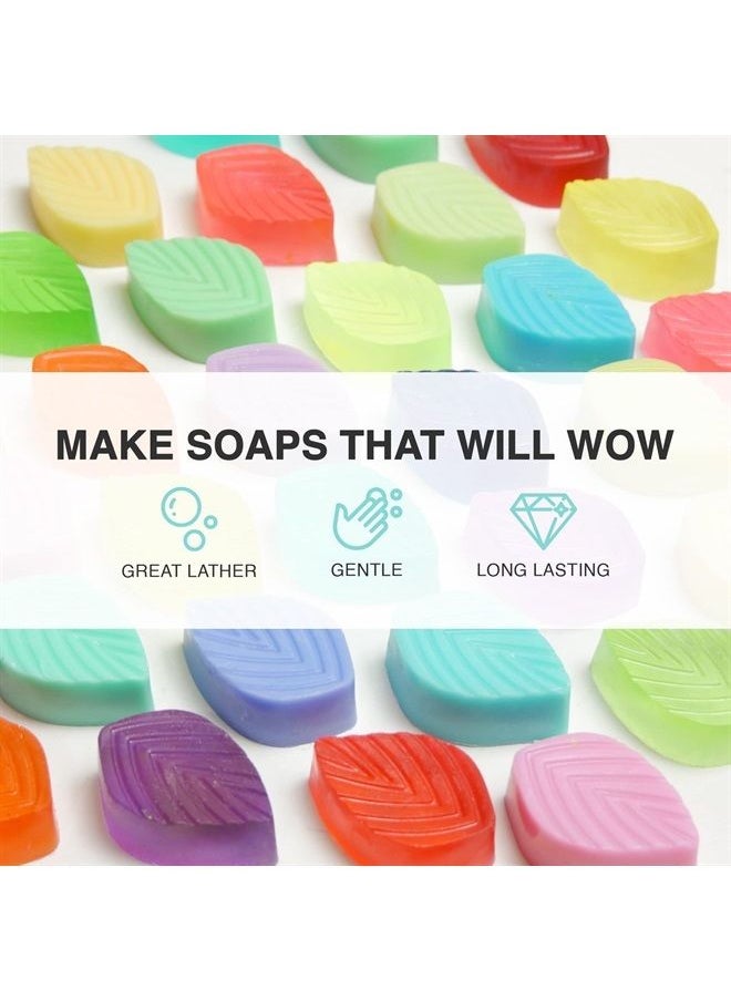 Saponify Soap Making Supplies Saponify - 4Lb Charcoal Melt and Pour Soap Base, Pure Skin-Cleansing Activated Charcoal Soap Base, Easy to Use Glycerin Soap Base for Soap Making 