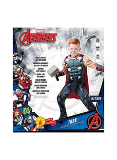 RUBIE'S Official Marvel Avengers Thor Deluxe Child Costume - Small Age 3-4, Height, 104 cm  - Image 1
