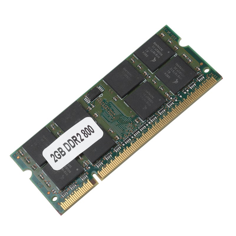ذاكرة DDR2 للكمبيوتر المحمول بسعة 2 جيجابايت وسرعة 800 ميجاهرتز PC2-6400 - رقاقات عالية الجودة لأجهزة إنتل و AMD المحمولة - وحدة دارة متينة للقراءة والكتابة اليومية - Image 4