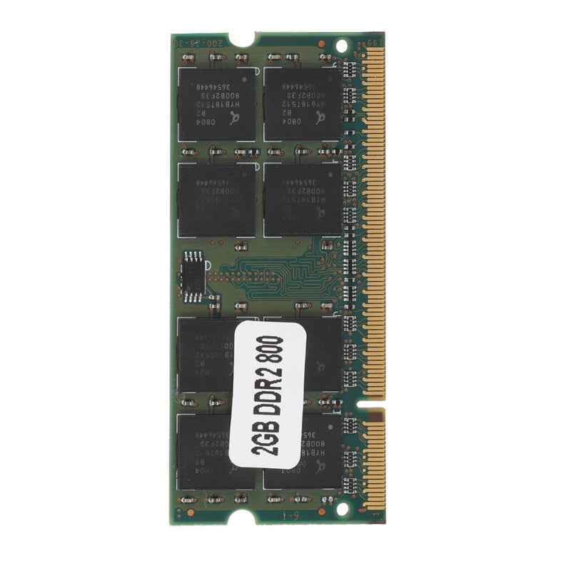 ذاكرة DDR2 للكمبيوتر المحمول بسعة 2 جيجابايت وسرعة 800 ميجاهرتز PC2-6400 - رقاقات عالية الجودة لأجهزة إنتل و AMD المحمولة - وحدة دارة متينة للقراءة والكتابة اليومية - Image 3