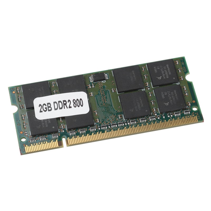 ذاكرة DDR2 للكمبيوتر المحمول بسعة 2 جيجابايت وسرعة 800 ميجاهرتز PC2-6400 - رقاقات عالية الجودة لأجهزة إنتل و AMD المحمولة - وحدة دارة متينة للقراءة والكتابة اليومية - Image 5