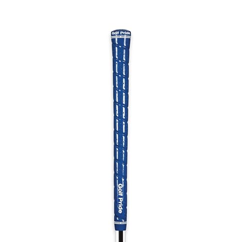 Golf Pride Tour Wrap Golf Grip - Comfortable, Durable Grip for Clubs - Classic Wrap Design with High-Tack Feel - Rubber Construction - Standard - Blue - Image 1