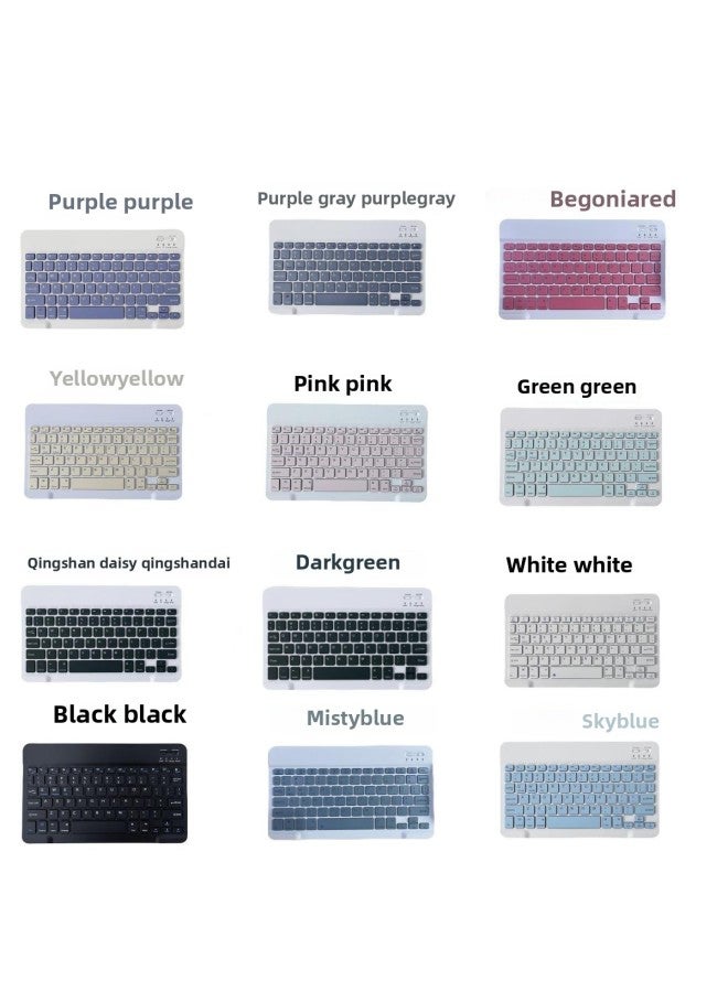 Bluetooth Keyboard Suitable For IPad Samsung Mobile Phone Tablet Magic Control Silent Charging Wireless Keyboard Factory Batch Direct Sales