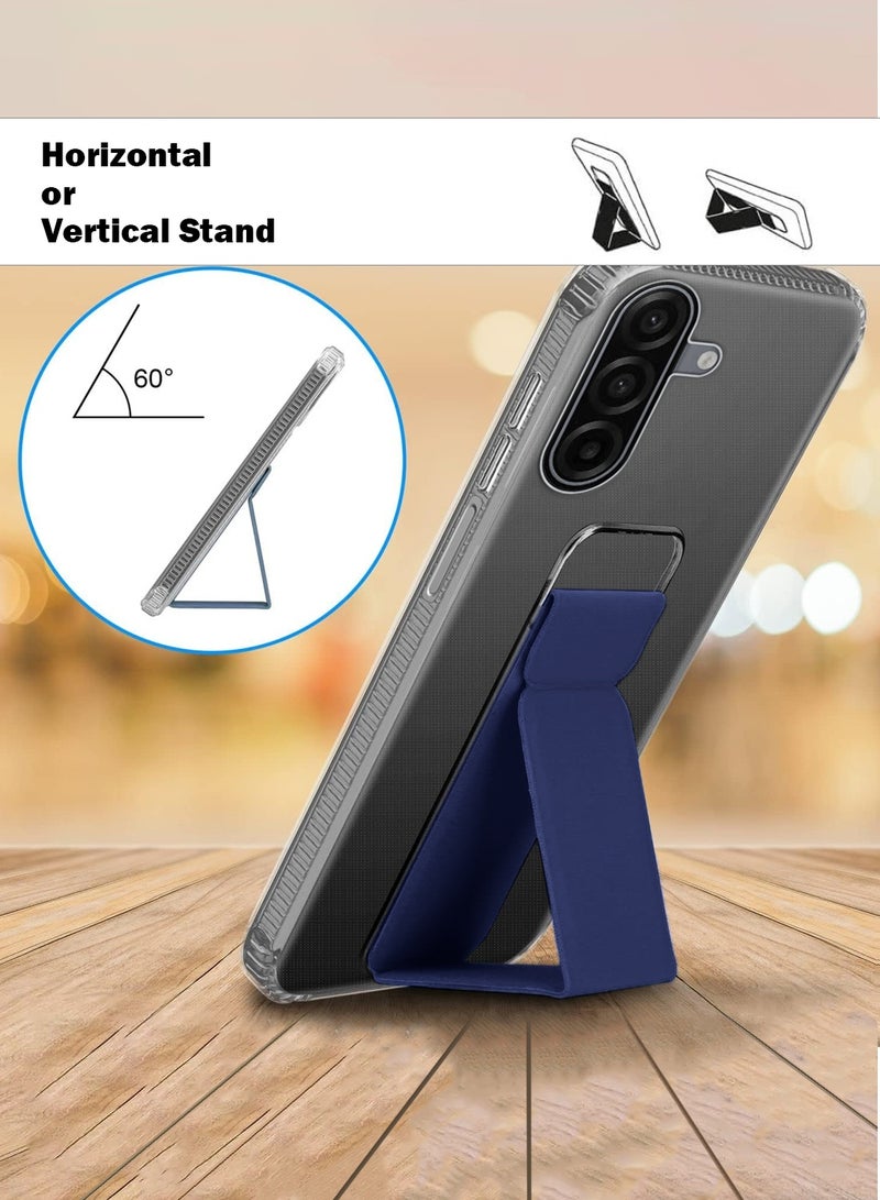 Wtech Samsung Galaxy A17 5G 2025 TPU Hand Grip Air Pillow Case Cover (MCGHTN) - Clear/Navy Blue - Image 2