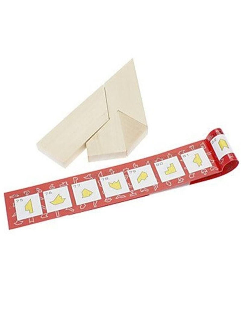 Jigsaw puzzle game Multiple shapes to strengthen focus from fine wood - Image 3