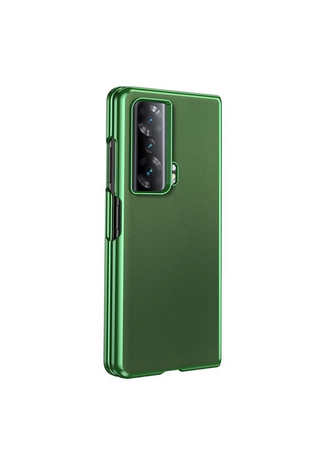 اس-توب جراب هاتف For Honor Magic Vs جراب هاتف جلدي عادي قابل للطي مطلي بالكهرباء - Image 1