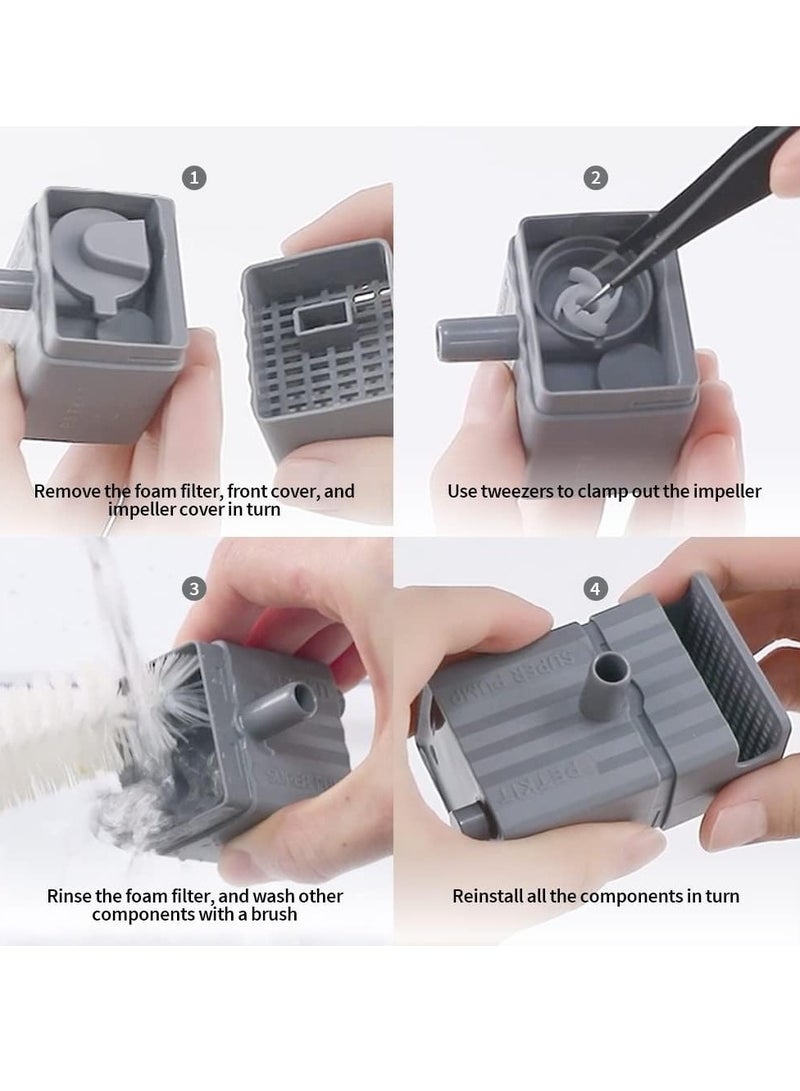 مضخة بديلة لجميع نافورات المياه اللاسلكية من PETKIT، مضخة لاسلكية بديلة لموزع مياه نافورة المياه EVERSWEET MAX/EVERSWEET 3 PRO/SOLO 2/SOLO SE للكلاب والقطط - Image 4