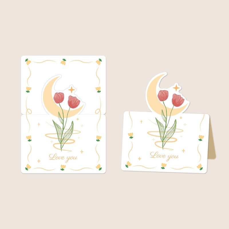 10Pcs Mini Greeting Cards For Mother Day Birthday Thank You Baking Flower Shop - Image 3