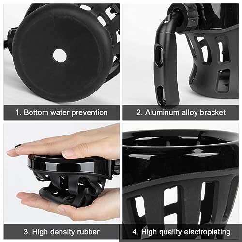 psler حامل كوب مشروبات للدراجات النارية من PSLER، مثبت على المقود، عالمي لدراجة Dyna Fat Bob Touring Road Glide Street Electra Glide Softail 1996-حتى الآن، Goldwing GL1800 2018-حتى الآن - Image 5