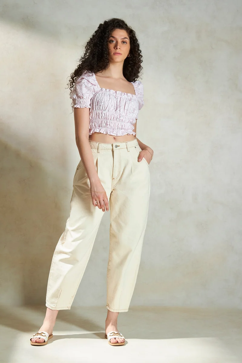 Virgio VIRGIO 100% Cotton Bustier Crop Top