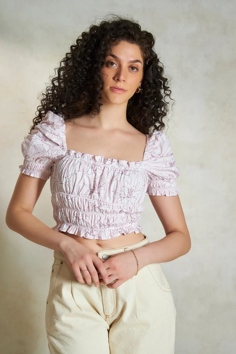 Virgio VIRGIO 100% Cotton Bustier Crop Top