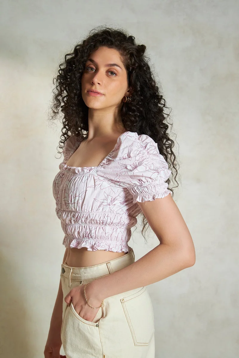 Virgio VIRGIO 100% Cotton Bustier Crop Top