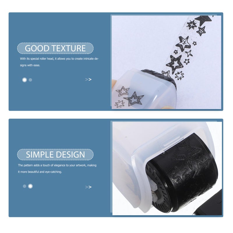 Picture 1 Cartoon Pattern Roller Stamp For Scrapbooking Journaling Lace Border Decor - Image 4