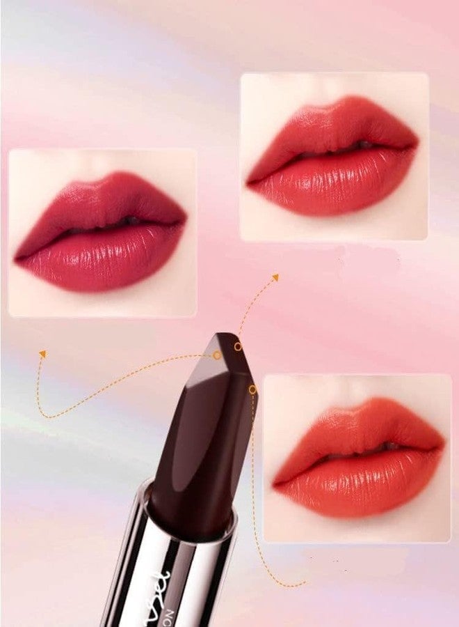 DOKMOE Tri-Angle 3 in 1 Lipsticks, 3 Different Magic Color Changing Lipstick, 3 Unique Shades Lipstick for Women with Quick Apply, Long Lasting, Non Transfer, Water and Smudge Proof Lipsticks - Image 4