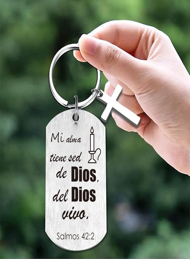 Magictodoor Spanish Christian Keychain Set: Encouraging Bible Verses - Religious Gift Set for Women and Men - Pack of 10 - Image 5