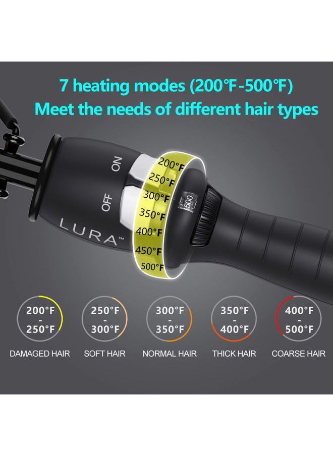 LURA 200-500°F Hot Straightening Comb for Wigs: Pressing Tool for Black Hair, Men's Hair Straightener, Women's Hair Heat Styler for Thick and African American Hair  - Image 2