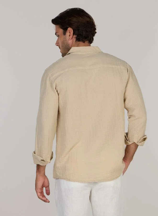 Just Nature Timmy Classic Shirt with Long Sleeves