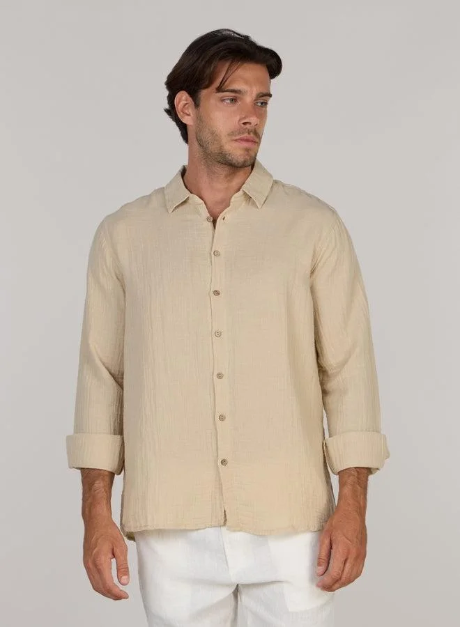 Just Nature Regular Fit Cotton Resort Shirt