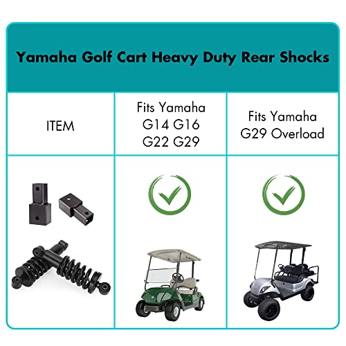 10L0L Golf Cart Enhanced Heavy Duty Rear Shock Absorber and Coil Spring Assembly Fit Yamaha G29 Drive and Yamaha G14/G16/G19/G20/G22 Gas & Electric, OEM # JR6-F2210-00, JN4-F2210-00-00 - Image 4
